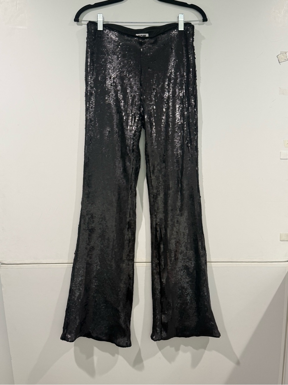 Future Collective Black Sequin Skirt